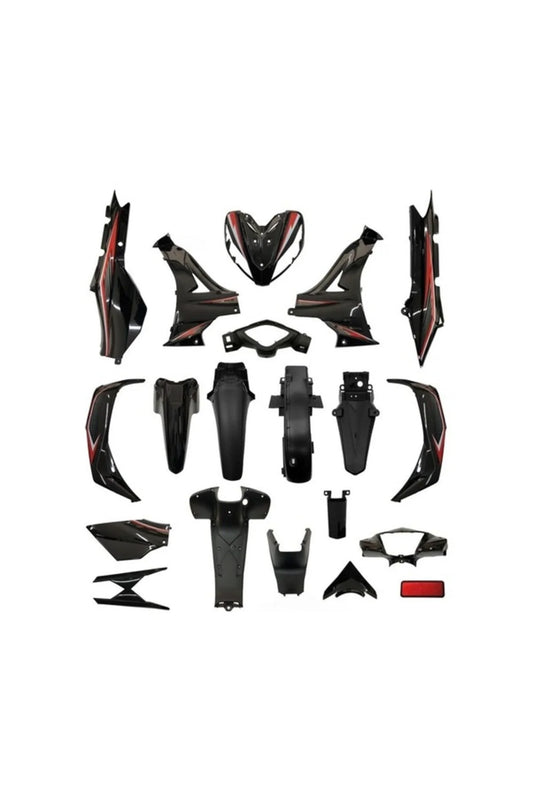 Tunc motor Kuba Ege Kaporta Seti Siyah Komple