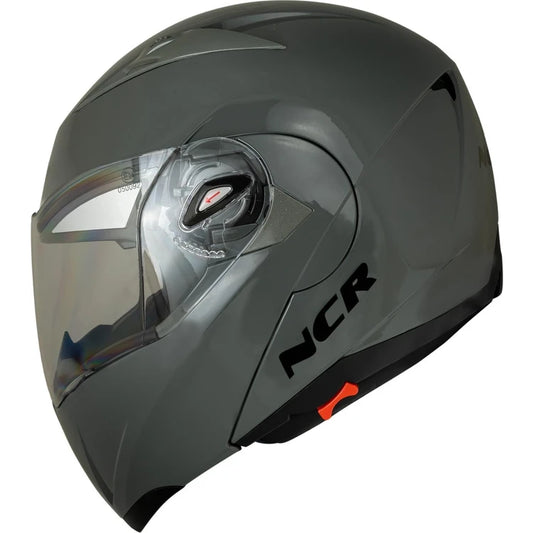 NCR Çene Açılır Kask Vizörlü Koyu Nardo Ece Belgeli